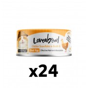Loveabowl 有營嫩雞+鵪鶉蛋貓罐頭 70g （1箱=24罐）